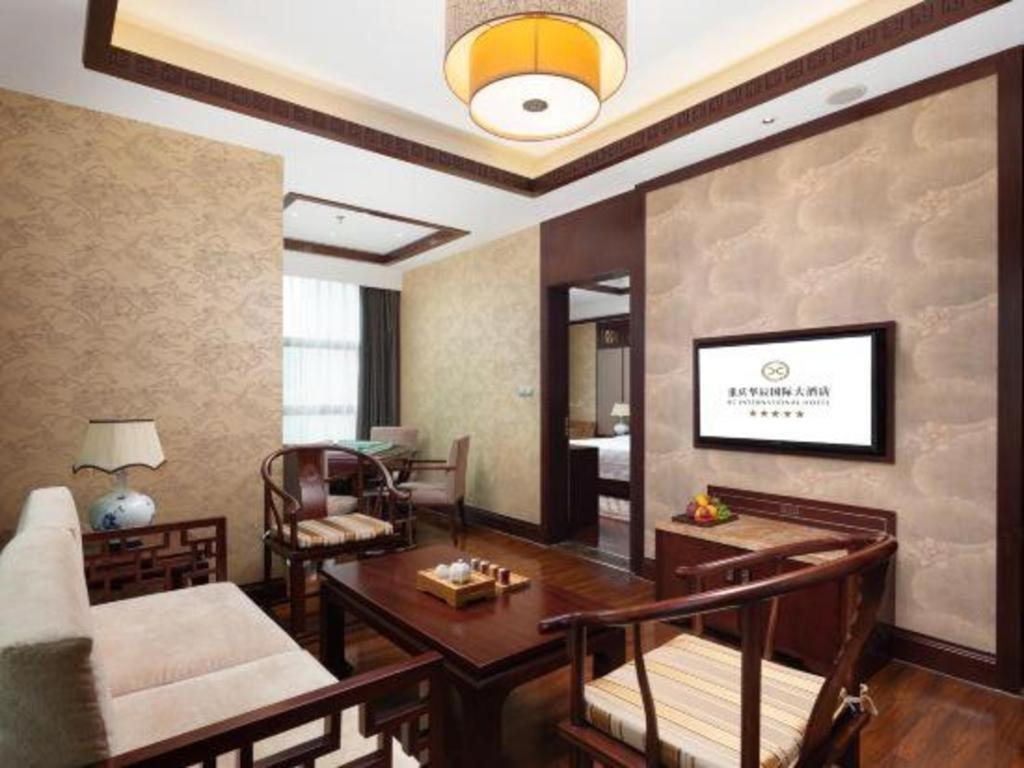 Chongqing Huachen International Hotel Bagian luar foto